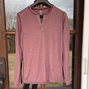 Kitsbow‎ long sleeve henley shirt.  . Size XL